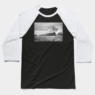 King Edward II - Black and White Baseball T-Shirt